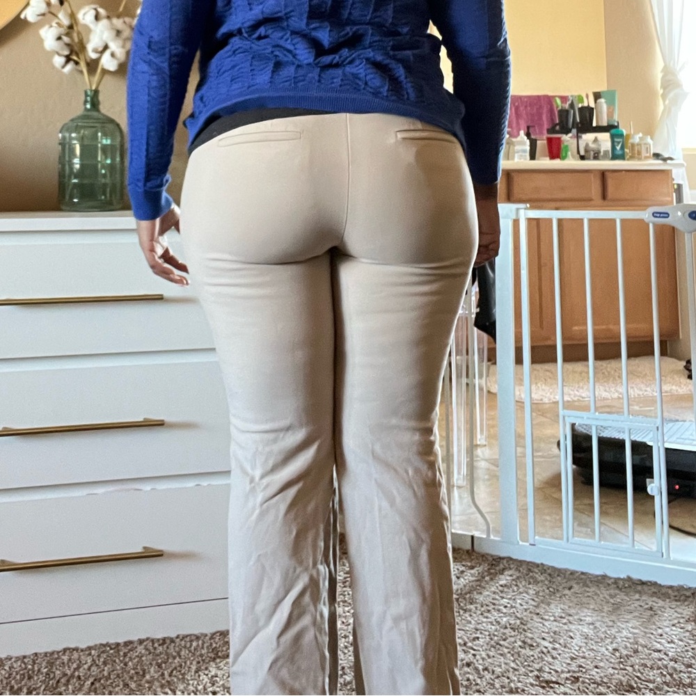 Ann Taylor Loft Julie boot cut khaki pants